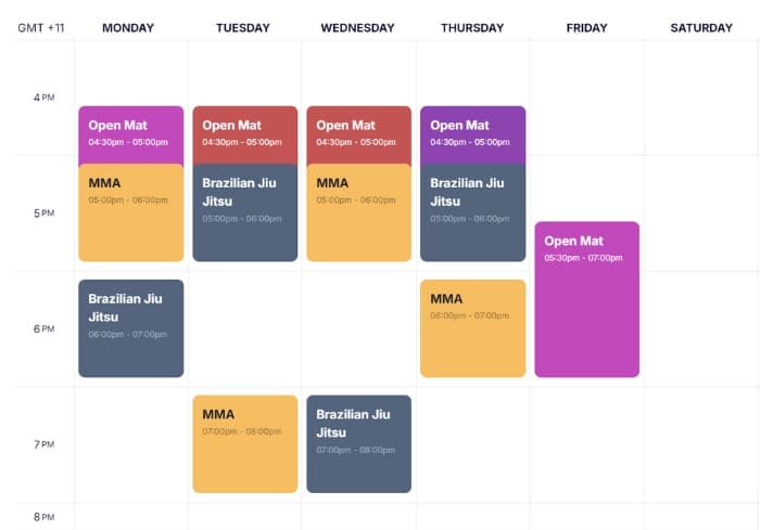Earn Portal Timetable